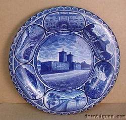 Staffordshire Rowland Marsellus Blue Plate St Augustine  