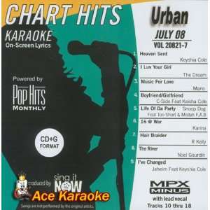  Pop Hits Monthly Urban   July 2008 Karaoke CDG Everything 