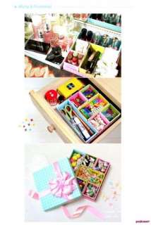 cell DIY Stationery Makeup Cosmetic Desk Drawer Organizer Storage 