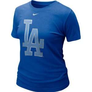  Los Angeles Dodgers Womens Nike Royal Heather Blended 