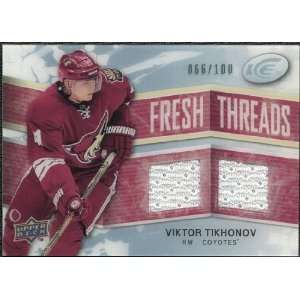   Fresh Threads Parallel #FTVT Viktor Tikhonov /100 Sports Collectibles