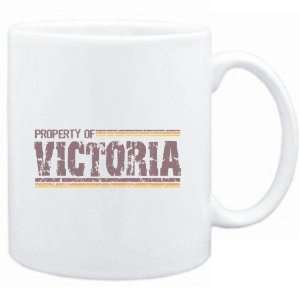  Mug White  Property of Victoria   Vintage  Female Names 