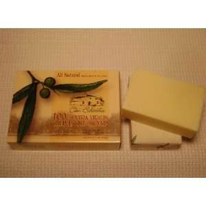  Handcrafted 100% Extra Virgin Olive Oil Soap   2 Bars 