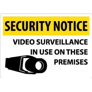SN20AC   Security Notice, Video Surveillance In Use On These Premises 