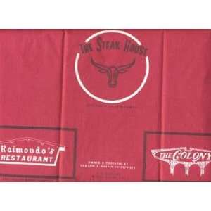  Colony Raimondos & Steakhouse Placemat Myrtle Beach 