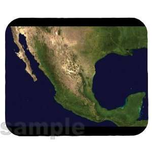  Mexico Satellite Map Mouse Pad 