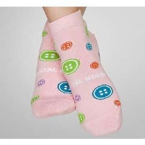 Anklet Socks with Neonatal Nurse Cute as a Button Graphic