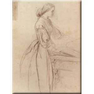   Julia Jackson 12x16 Streched Canvas Art by Watts, George Frederick