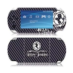   LEJK40014 Sony PSP Slim  Leroy Jenkins  Stripe This Skin Electronics