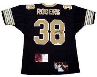 GEORGE ROGERS SIGNED AUTO NEW ORLEANS SAINTS JERSEY GAI  