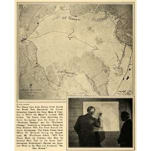   Maud Polar Ice Archipelago   Original Halftone Print