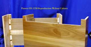 Reproduction Pioneer SX 1250 Walnut Cabinet ~ NEW  