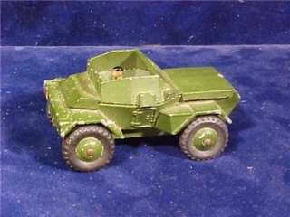 Vintage DINKY SCOUT CAR JEEP DIECAST TRUCK ENGLAND NR  