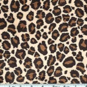  60 Wide Minky Cuddle Jaguar Tan/Brown Fabric By The Yard 