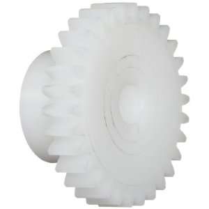 Spur Gear, 20 Degree Pressure Angle, Acetal, Inch, 32 Pitch, 1.125 