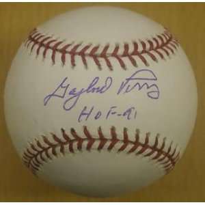  Signed Gaylord Perry Ball   Official w