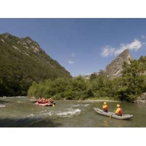 Rafting on Verdon River, Gorges Du Verdon, Provence, France, Europe 