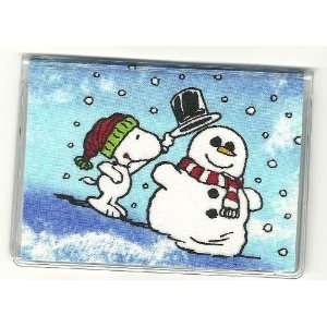  Debit Check Gift Card ID Holder Peanuts Snoopy Snow Winter 