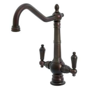   Vintage Spout and Metal Lever Handles Finish Oil Rubbed Bronze Home