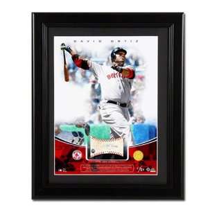  David Ortiz Boston Red Sox Photograph with Game Used 