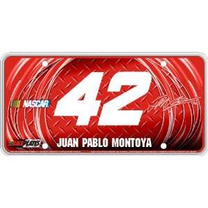  Diamond Plate Series #42 Juan Pablo Montoya License Plate 