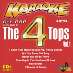    Chartbuster POP6 CDG CB40194 The 4 Tops Vol. 1 Musical Instruments