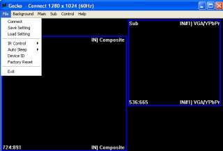 Professional VGA DVI Component Video Mixer RS232 W/IR Remote Control 