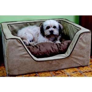 ODonnell Industries 22352 Large Luxury Square Dog Bed with Memory Foam 