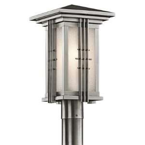  Portman Square Post Lantern in Stainless Steel Size 16 
