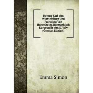   Von E. Vely (German Edition) Emma Simon  Books