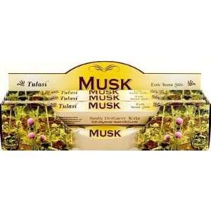  Tulasi Incense Musk 20 Stick Hex Pack