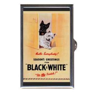  BLACK AND WHITE SCOTCH SCOTTY DOG Coin, Mint or Pill Box 