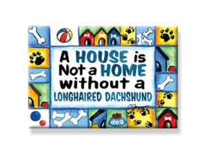 Longhaired Dachshund DOG Fridge Magnet NEW All Breeds  
