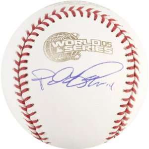 Paul Konerko Autographed Baseball  Details 2005 World Series 