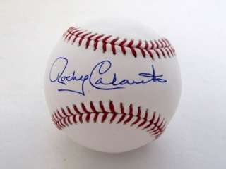Rocky Colavito Cleveland Indians Autographed MLB Baseball SI  