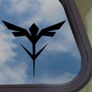  Gundam Black Decal Neo Zeon Insignia Logo Window Sticker 
