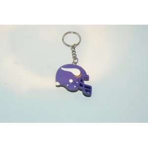 NFL Minnesota Vikings Team Fan Helmet Keychain Keyring 