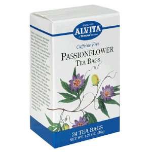  Alvita Tea Bags, Passionflower, Caffeine Free, 24 tea bags 