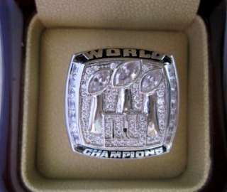 2007 New York Giants Super Bowl Championship ring REPLICA MVP  