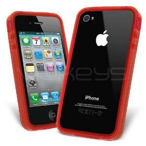  Celicious Red Gel Bumper Case for Apple iPhone 4S / iPhone 