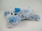 Fluffy Blue white Dog Puppy Plush Classic Toy 10 Lovey