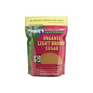  Wholesome Sweeteners Fair Trade Organic Light Brown Sugar 