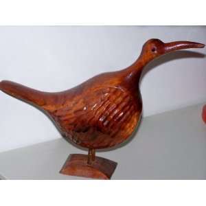  Handcarved Wooden Bird from Jamaica 