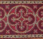 Jacquard, Chasuble, Church, Vestment Trim. Red & Gold