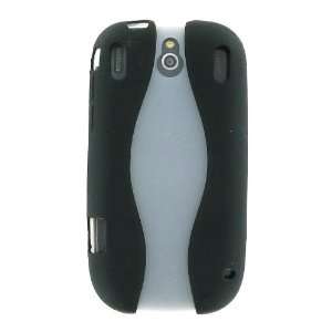  OEM Verizon Palm Pixi Silicone Cover   Clear / Black 