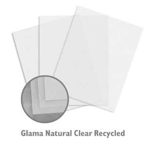    Glama Natural Recycled Paper   125/Package