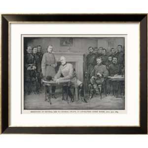  General Lee Surrenders to General Grant at Appomattox 
