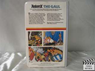 Asterix The Gaul VHS Walt Disney Home Video  
