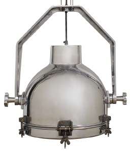 Nautical Replica Of Ships Cargo Hold Lamp Light Fixture  