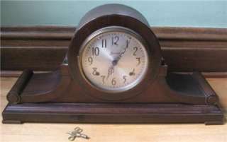 Vint Sessions Clock Company Tambour 8 Day Mantel #322 P  